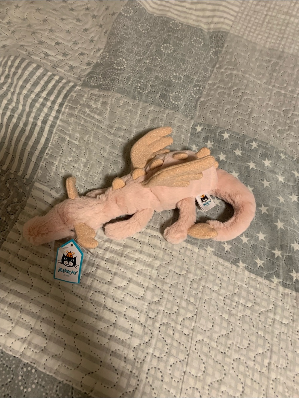 Jellycat Rose Dragon Size Little NWT